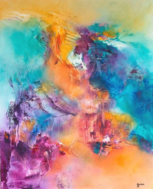 Tableau Abstrait Multicolore 221 “Nirvana”