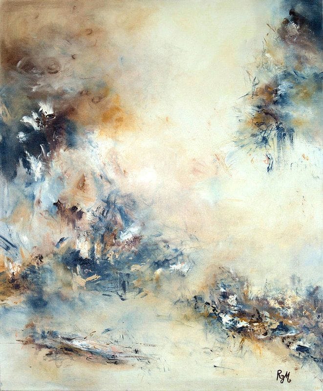 Tableau Abstrait Noir 150