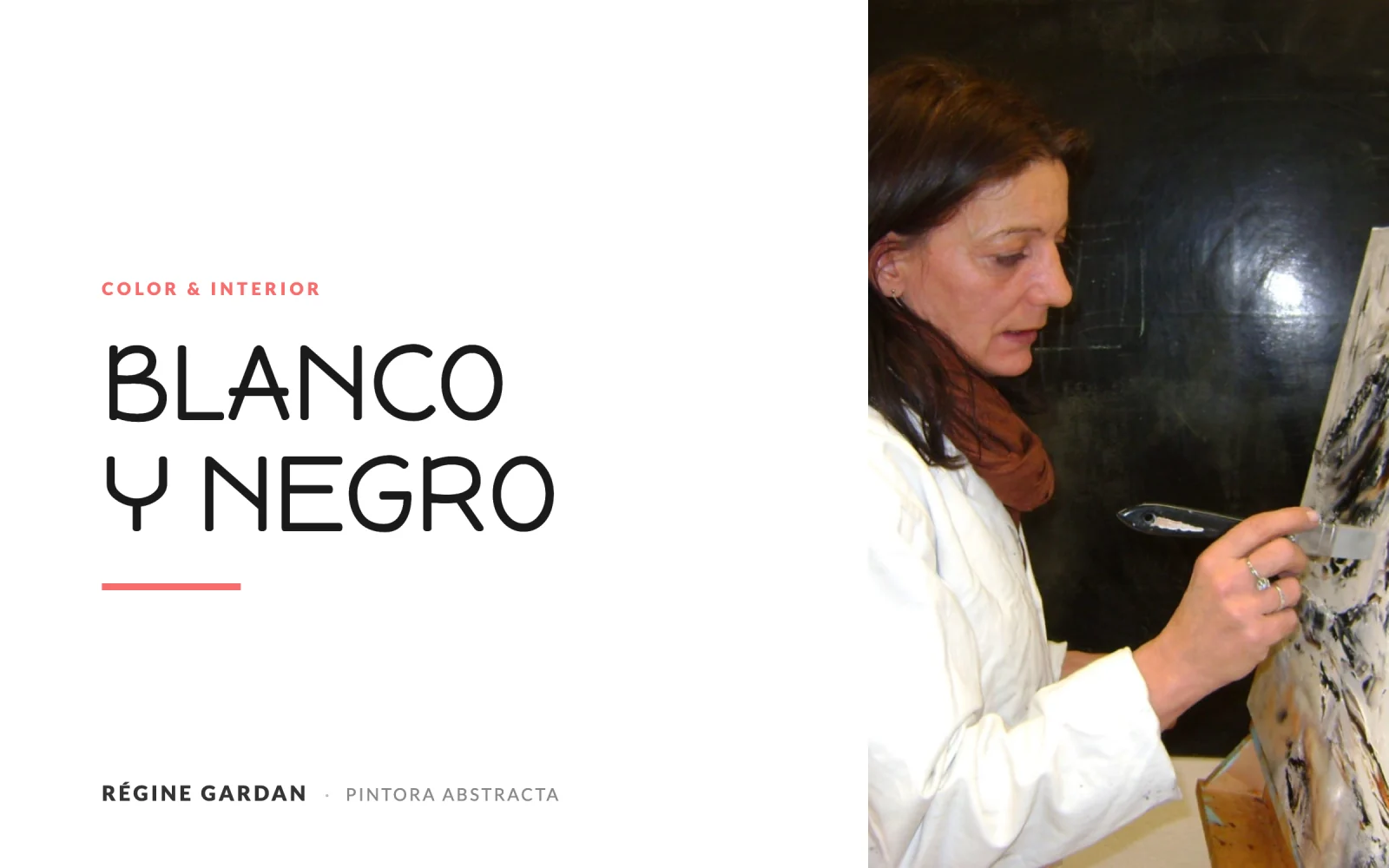 Por qué colgar un cuadro abstracto en blanco y negro en tu interior?