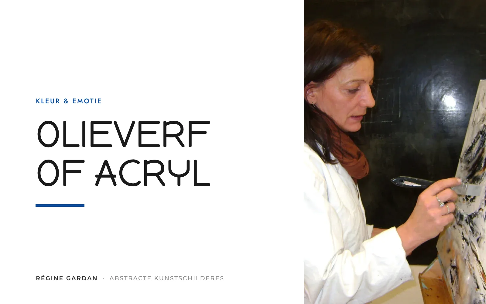 Olieverf Of Acryl: Wat Kiest U Voor Uw Schilderij?