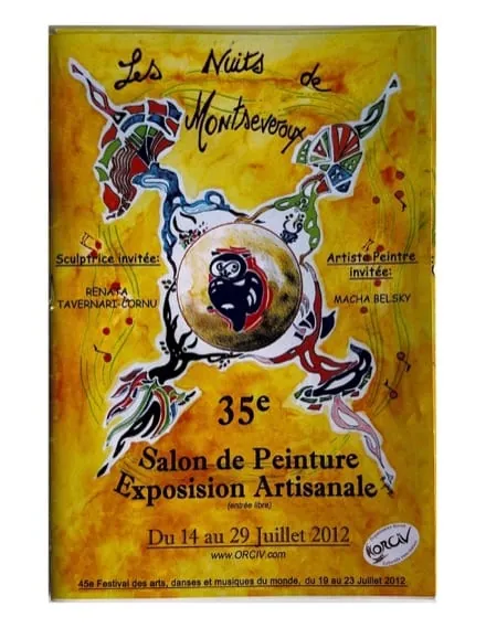 Affiche de l'exposition 35e Salon de Peinture, Château de Montseveroux (2012), Régine Gardan