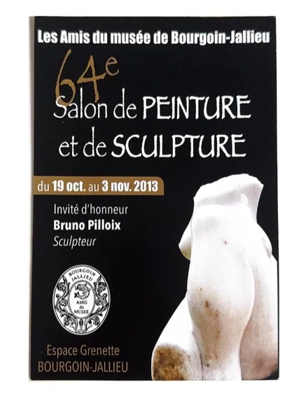 Affiche de l'exposition Les Amis des Musées, Bourgoin-Jallieu (2013), Régine Gardan