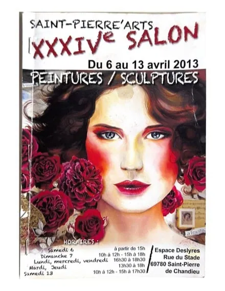 Affiche de l'exposition Saint-Pierre-de-Chandieu (2013), Régine Gardan