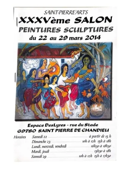 Affiche de l'exposition Saint Pierre'arts (2014), Régine Gardan