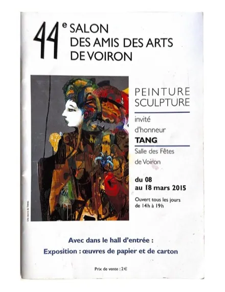 Affiche de l'exposition 44e Salon des Amis des Arts, Voiron (2015), Régine Gardan