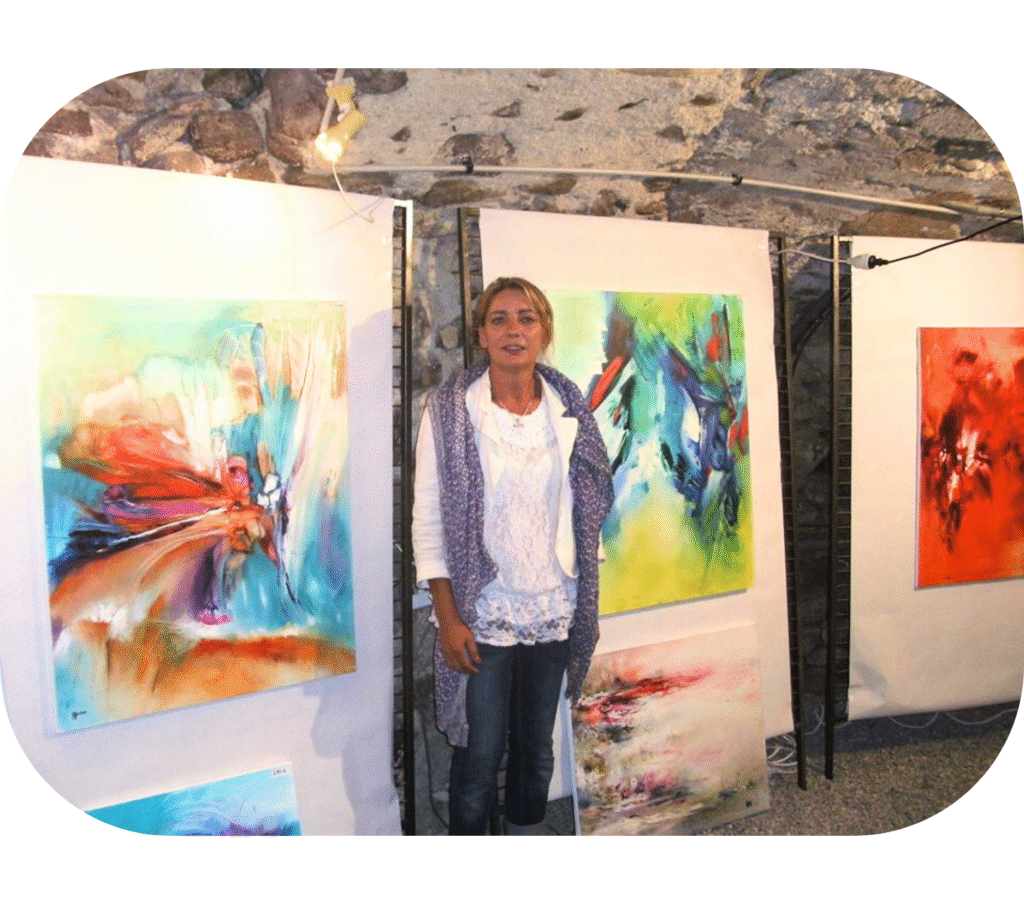 Tableau Abstrait Regine Gardan