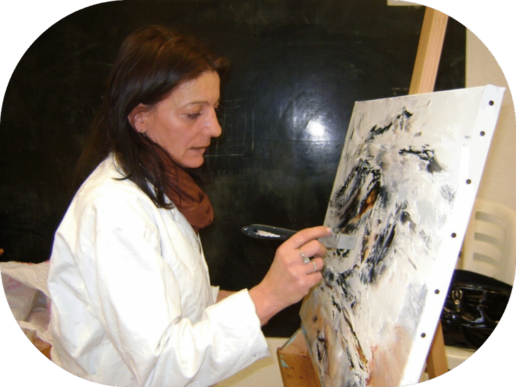 Tableaux Abstraits Fait Main