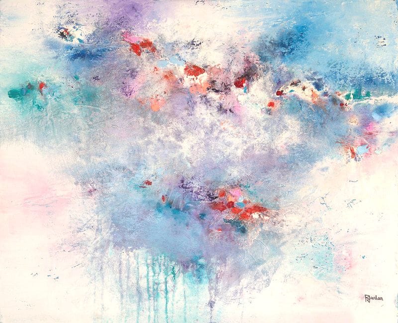 Tableau Abstrait Bleu 159 “Pureté”