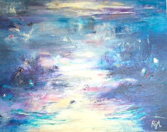 Tableau Abstrait Bleu 202 “Renaissance”