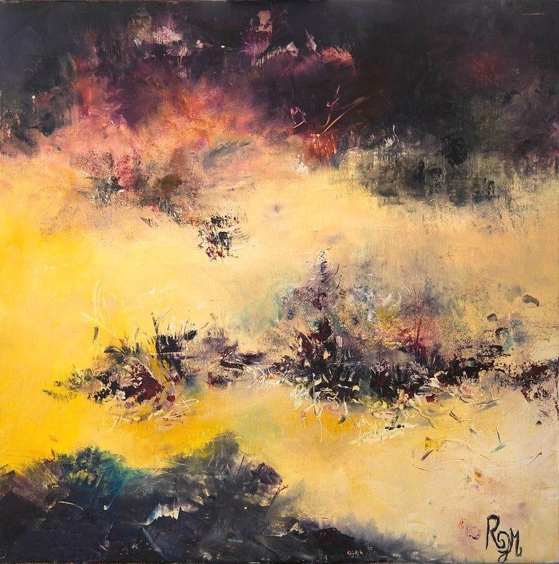 Tableau Abstrait Jaune 13 “El Dorado”