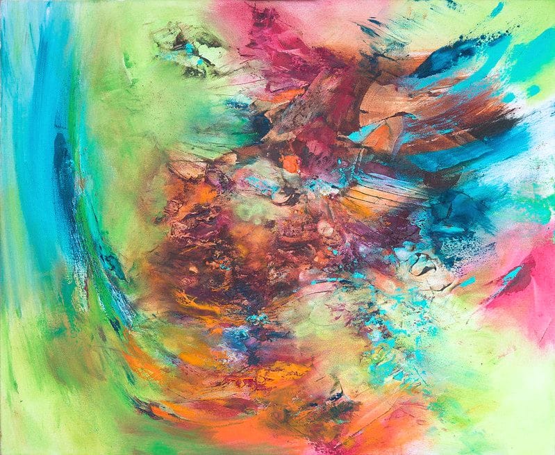 Tableau Abstrait Multicolore 165 “Illusion”
