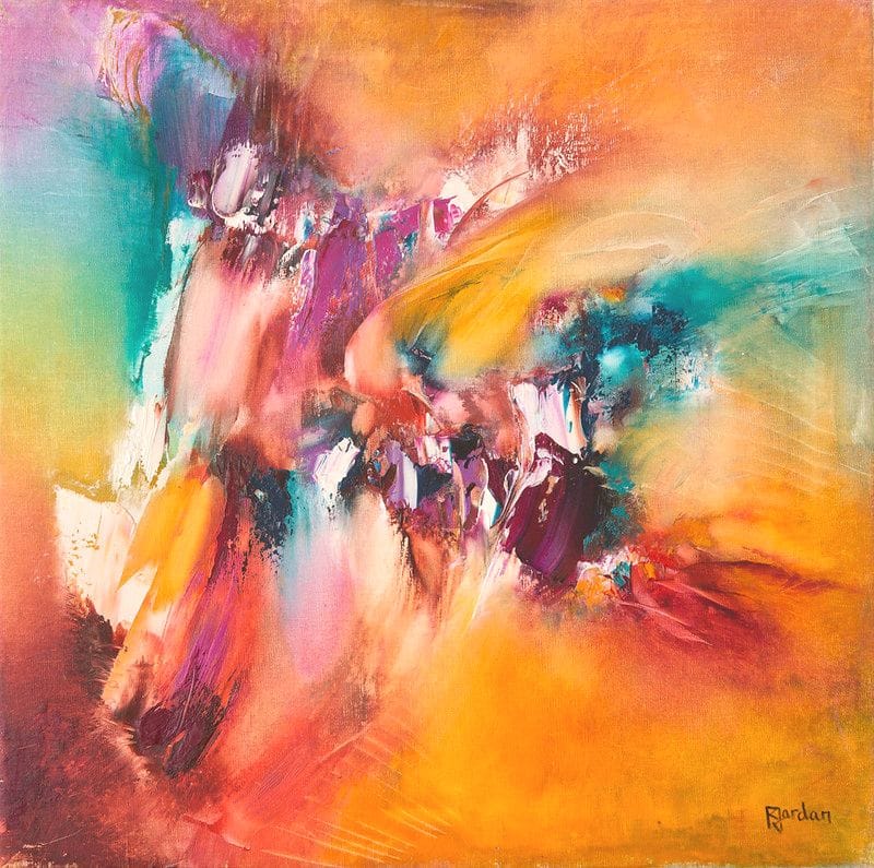 Tableau Abstrait Multicolore 98 “Phénix”