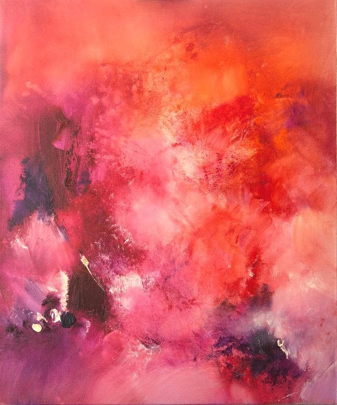 Tableau Abstrait Rose 37 “Nostalgie”