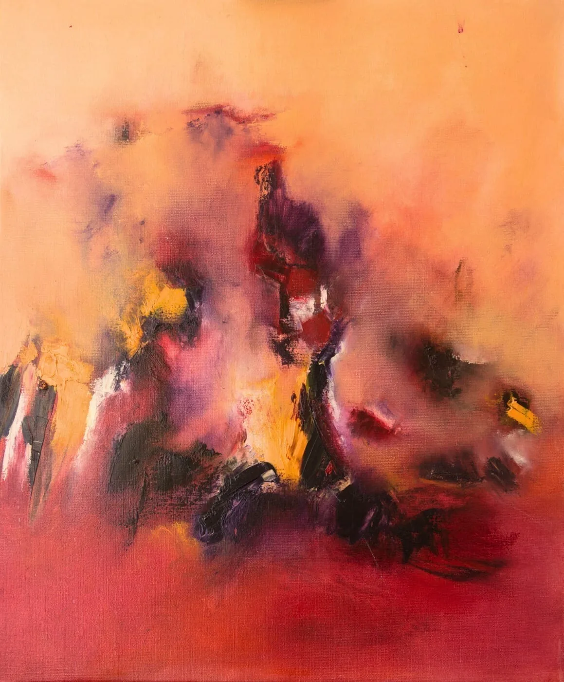 Tableau Abstrait Rouge 2 “Réconfort”